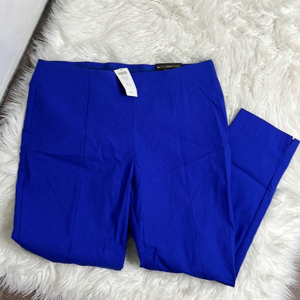 Chico's Cobalt Blue Stretch Straight-Leg Pants